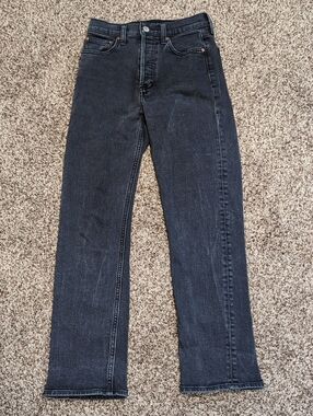 Denim Forum The Arlo High Rise Straight Size 24